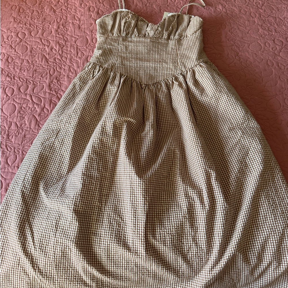 Target Brown Checkered Kids Dress